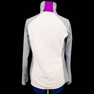 Columbia Color Blocked Quarter Zip Lightweight Fleece